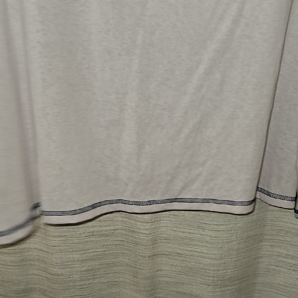 Nwot Easel Multicolor Patchwork Long Sleeve Top S… - image 4